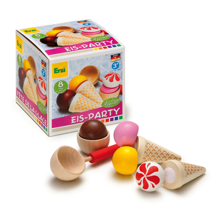 Ice Cream Party Assortment - Wooden Food