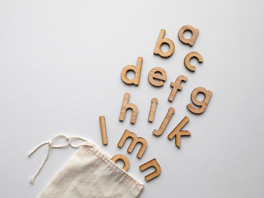 Wooden Lowercase Alphabet Set