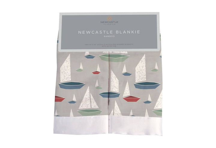 Marina Sailboats Bamboo Blankie