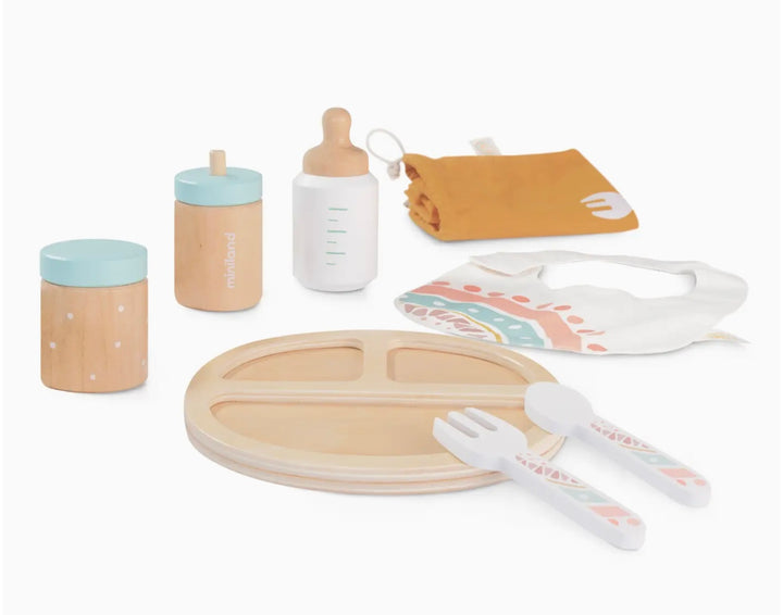 Doll Wooden Feeding Set