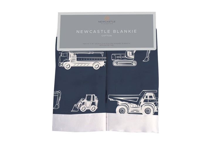 Dump Trucks & Diggers Blankie Set