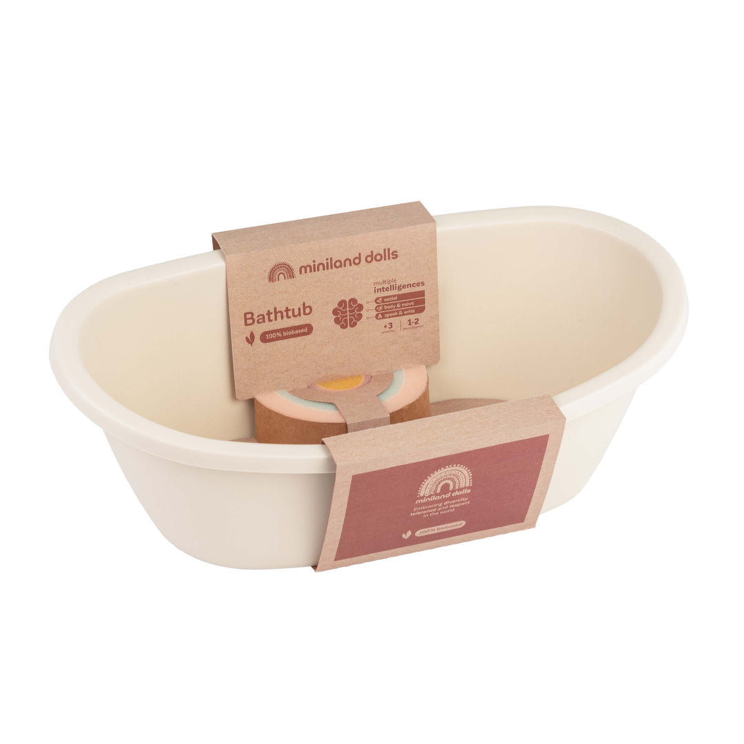 Doll Bathtub and Rainbow Sponge Set