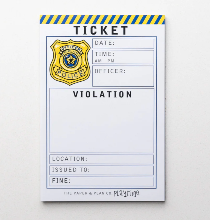 Kids Playtime Padâ„¢ - Police Ticket Violation