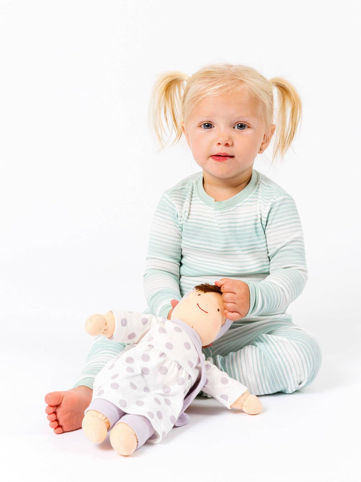 Jill Dress-Up Doll - Lavender Dot