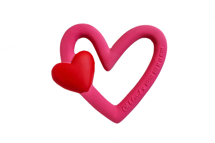Heart Bracelet – Natural Rubber Teether & Bath Toy