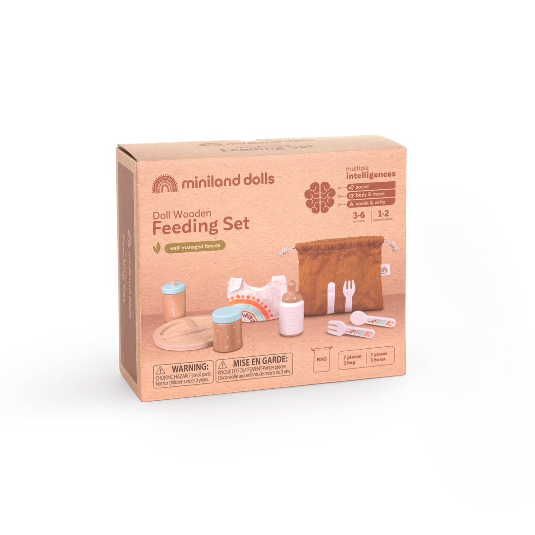 Doll Wooden Feeding Set