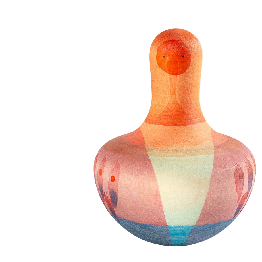 Mellow Orange Bird Rocking Toy