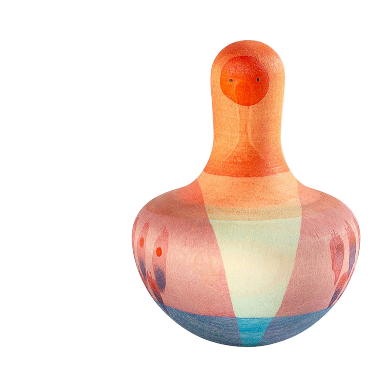 Mellow Orange Bird Rocking Toy