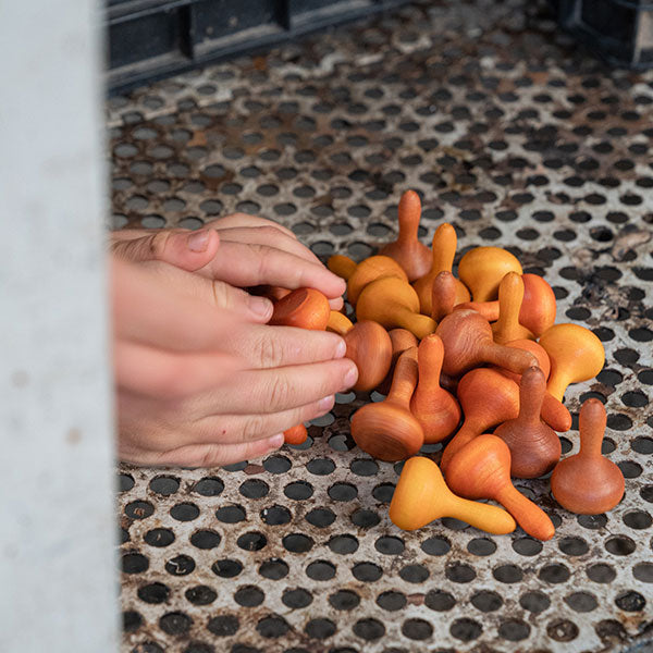 Wooden Mandala Pumpkins