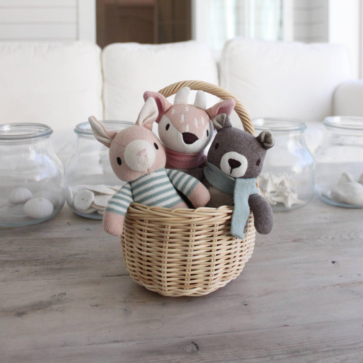 Finbar the Hare Knitted Toy