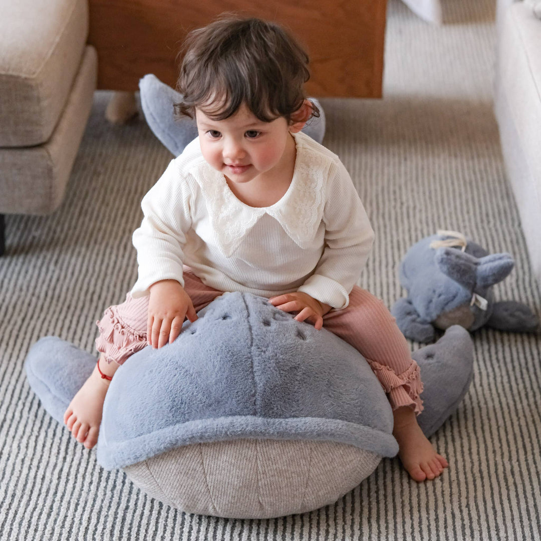 Whale Pouf (big!)