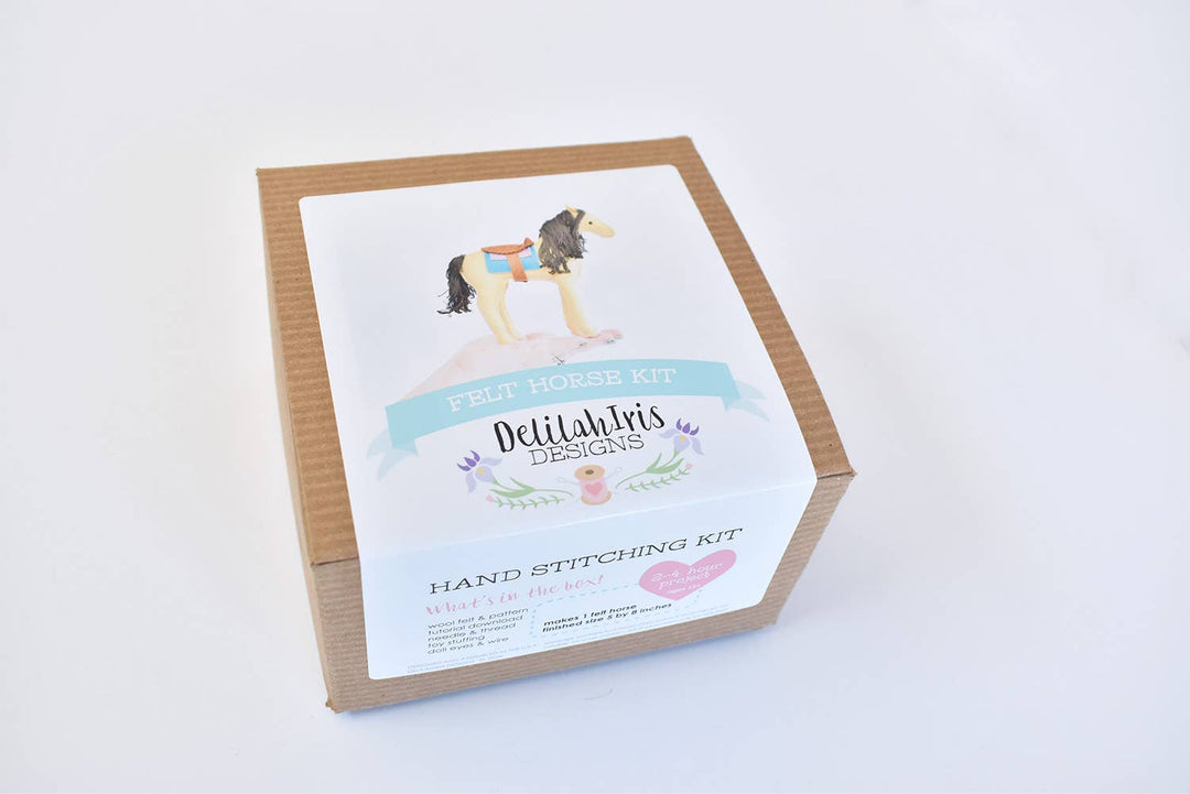 DIY Craft Kit - Felt Horse Stuffed Animal Sewing Craft Kit