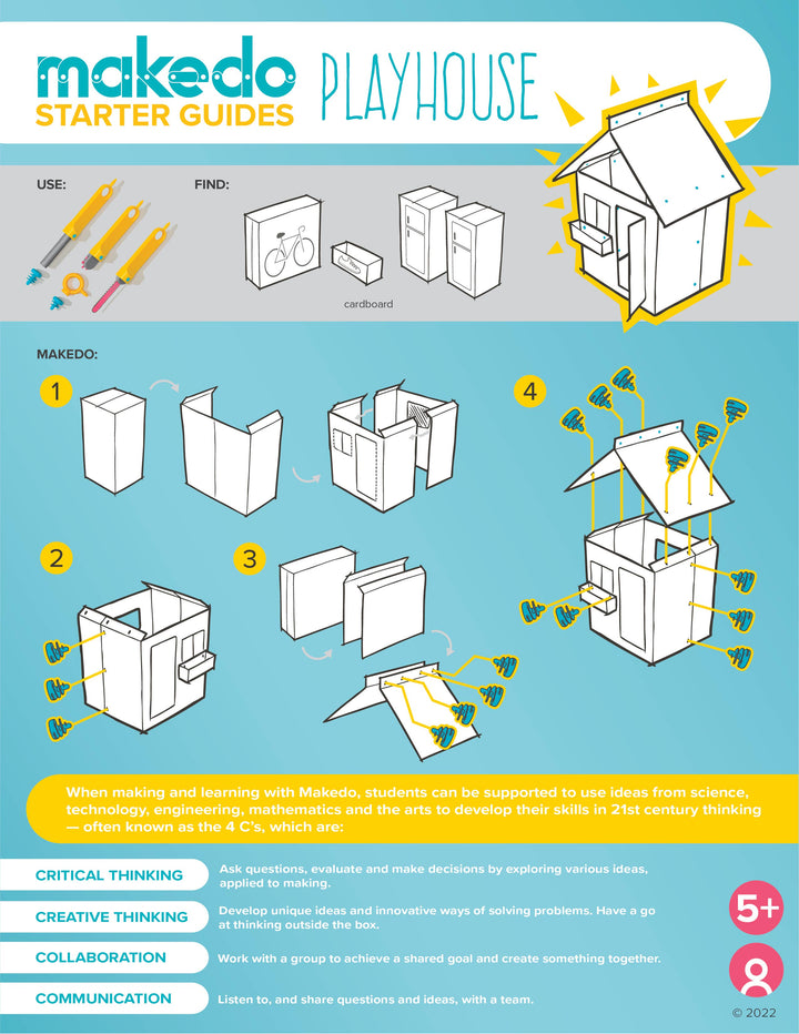 Discover Makedo Cardboard Construction Kit