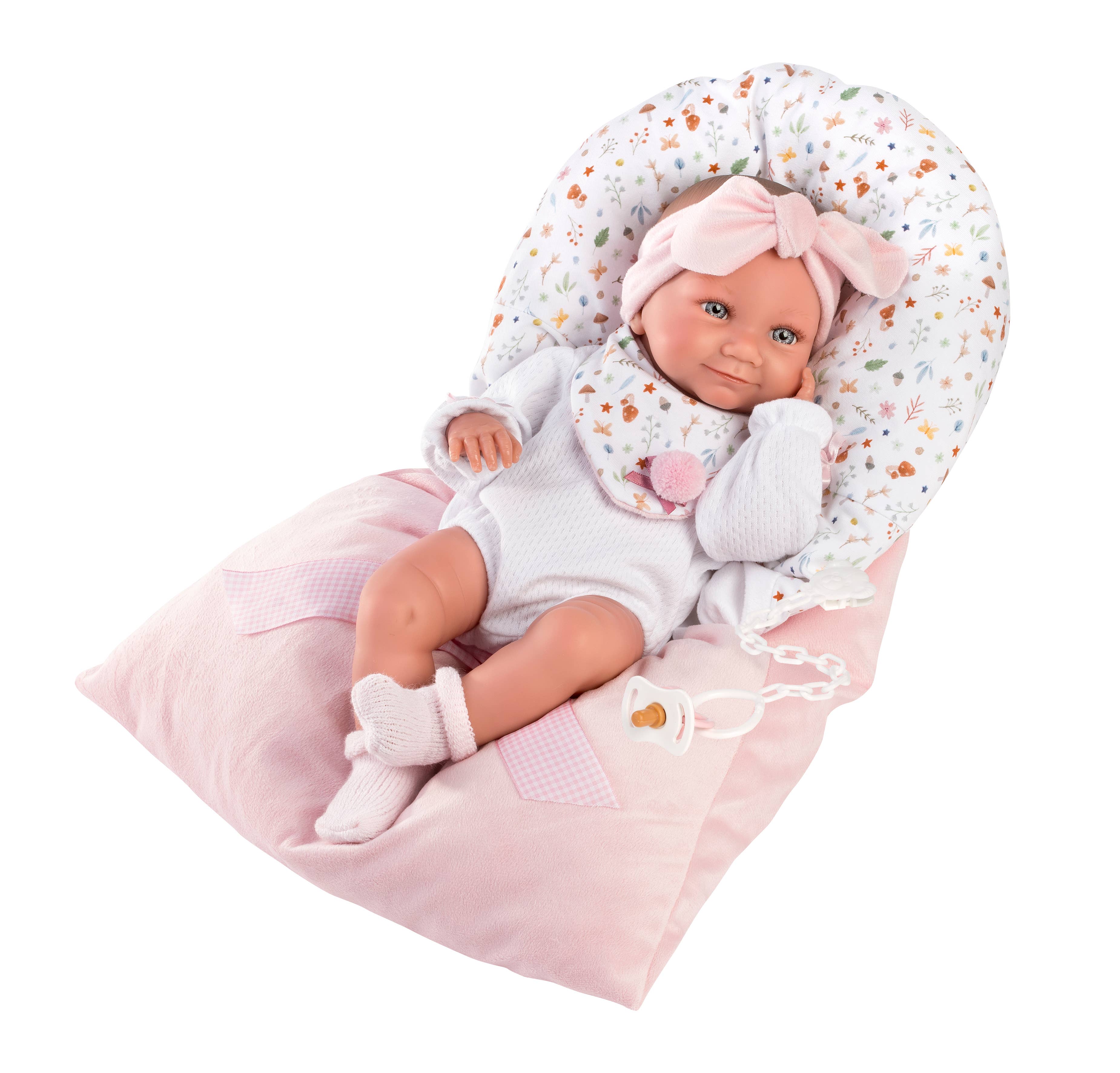 15.7" Anatomically-Correct Newborn Consuelo w/ Sleeping Bag