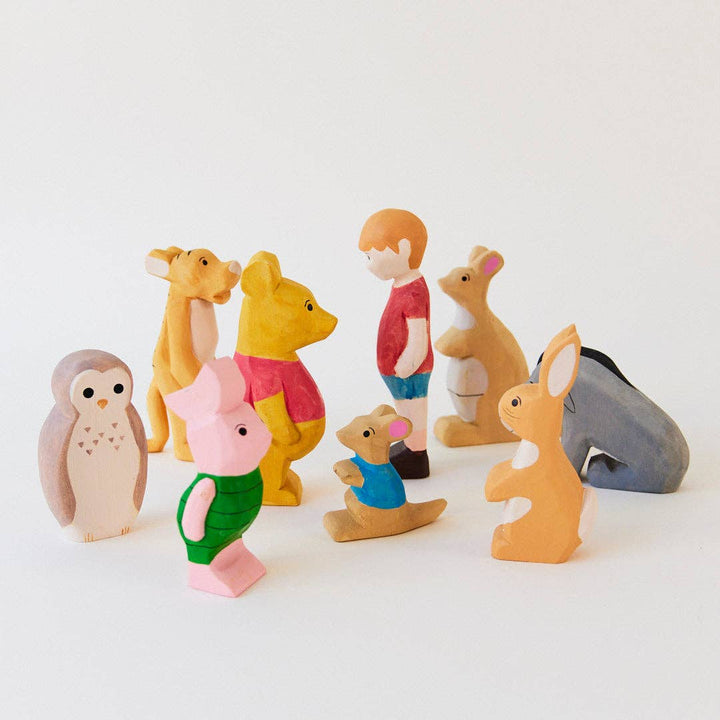 Kanga Wooden Figure