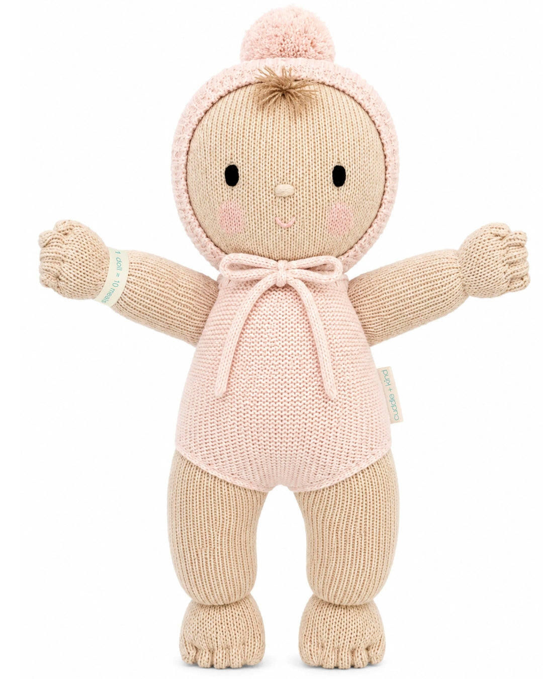 My First Baby - blush, by cuddle+kind: Handmade Dolls
