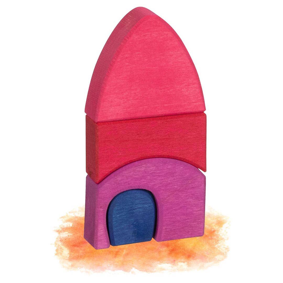 goki evolution Wooden Building Set – Morgana Color Village