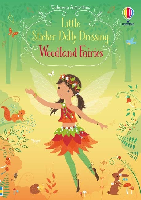Little Sticker Dolly Dressing Woodland Fairies: Usborne