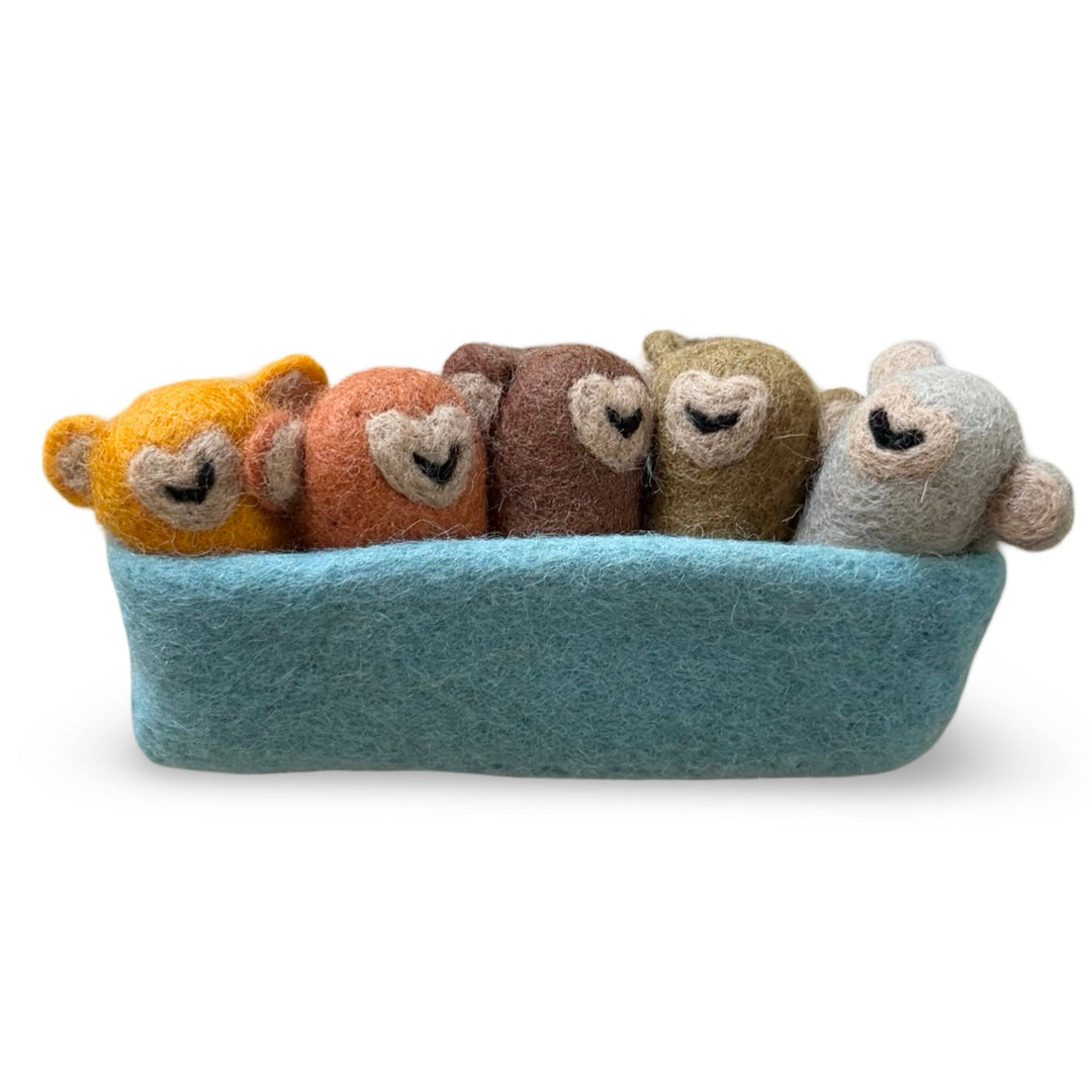 Pocket Pals 5 Little Monkeys Jumping on the Bed