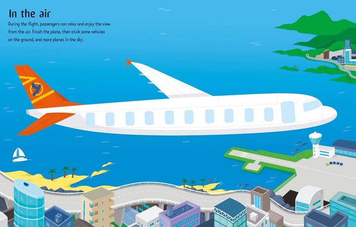 First Sticker Book Airport by Usborne