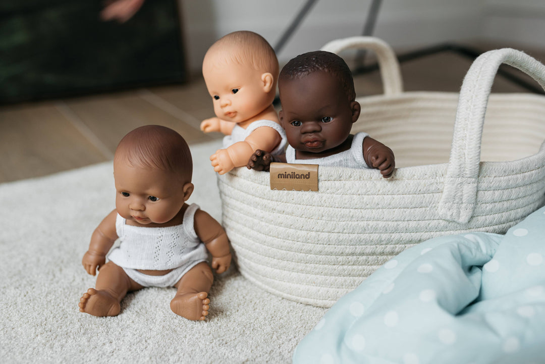 Cotton Doll Carry Basket