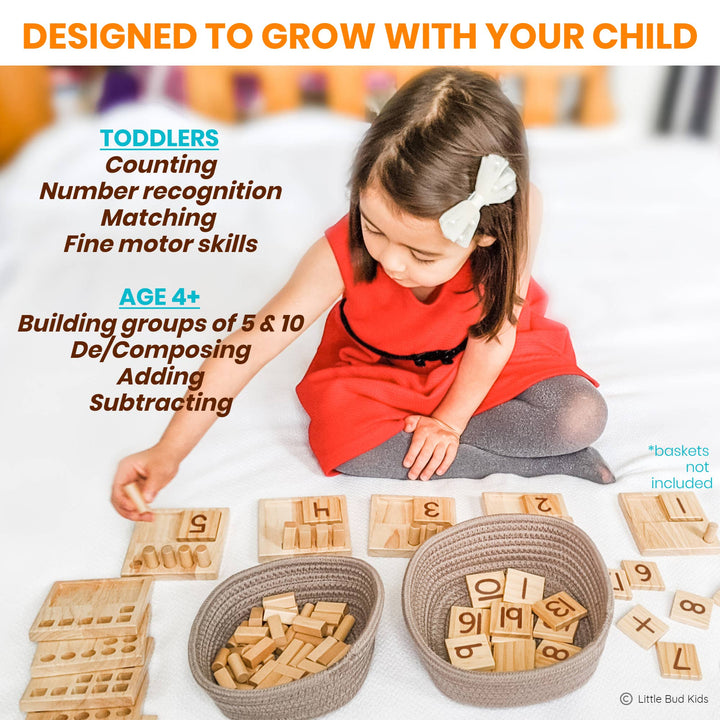 Counting Pegs Math Toy Set