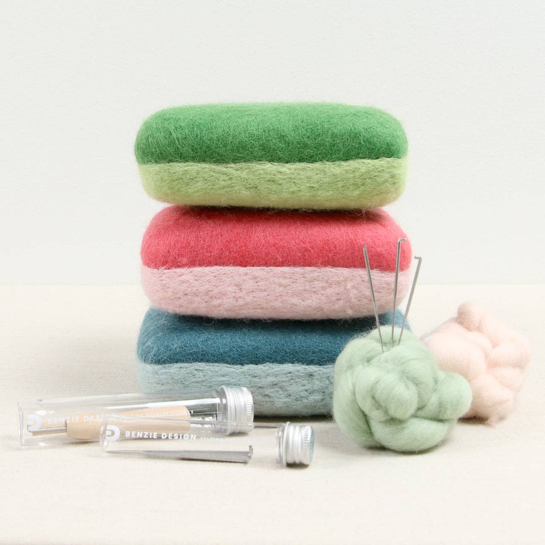 Needle Felting Cushion, Blue