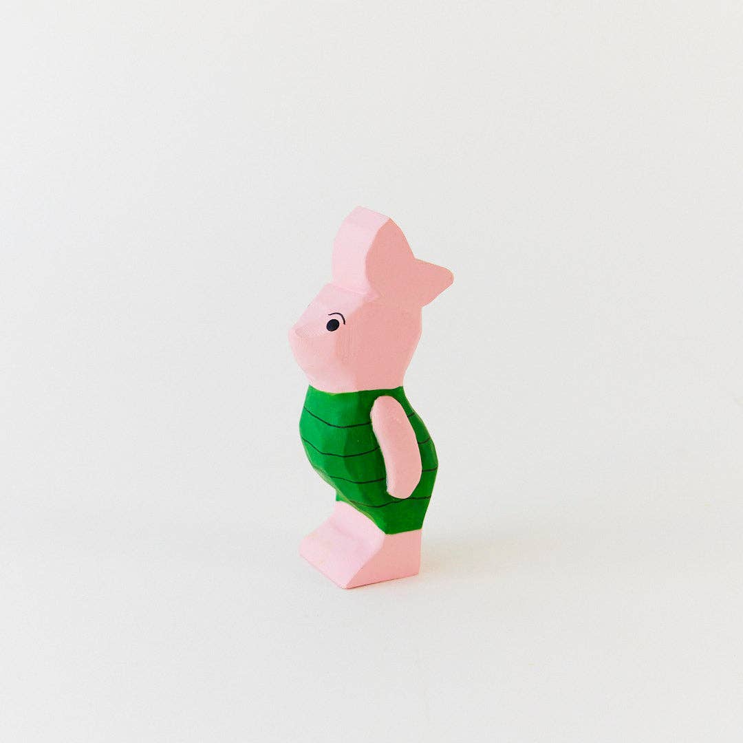Piglet Wooden Figure
