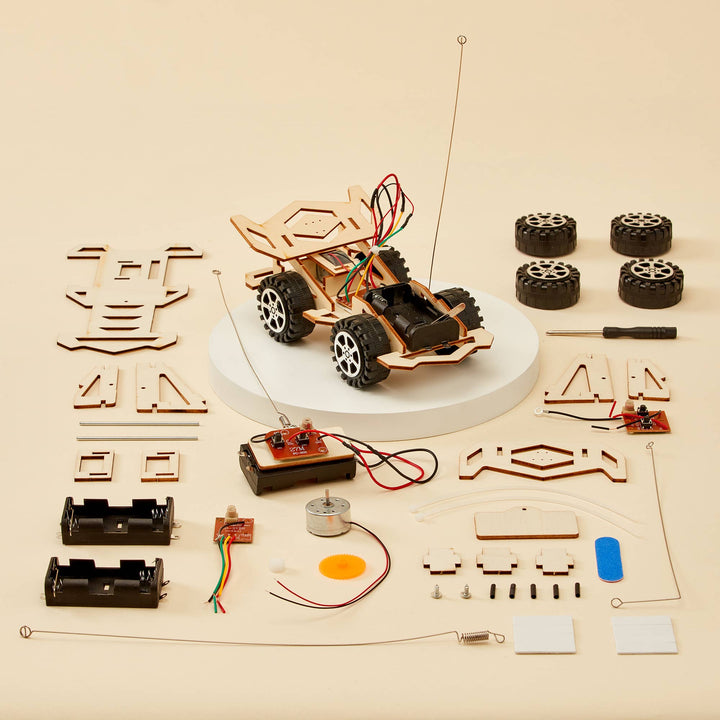 Radio-Controlled Car DIY Kit, Educational STEM Toy
