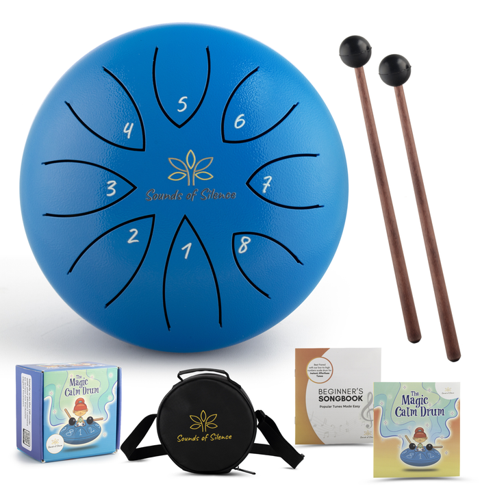 Magic Calm Steel Tongue Drum (blue)