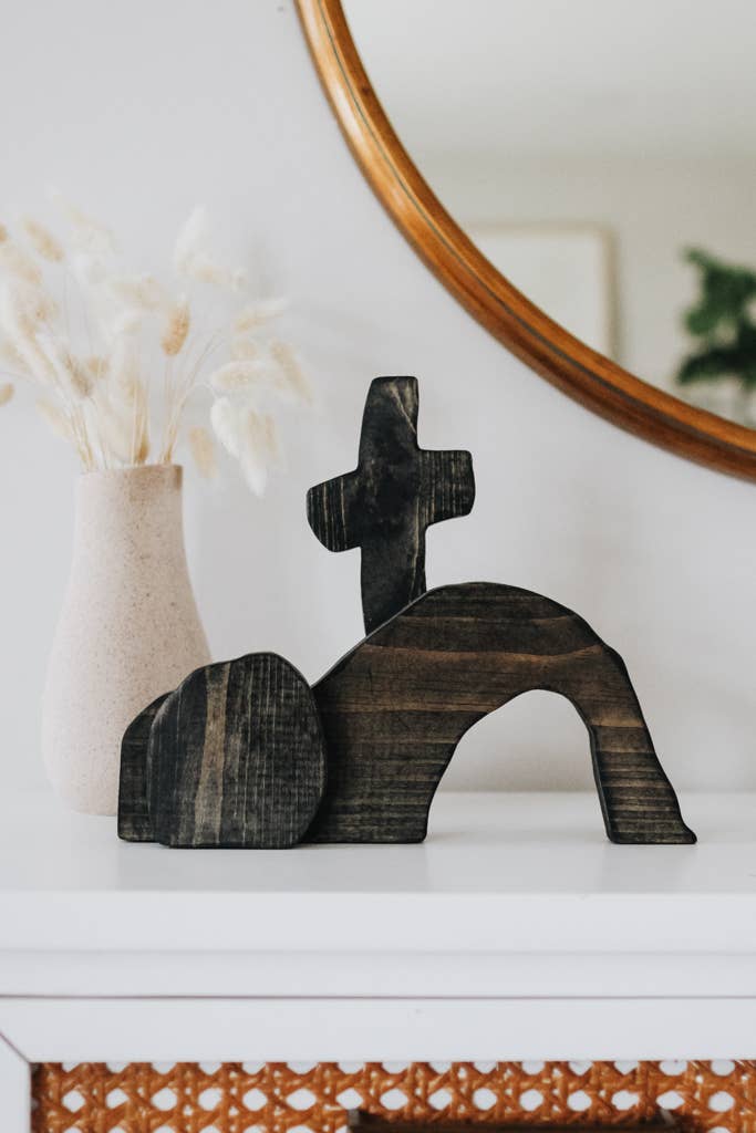 He Lives Wood Decor - Made by Survivors