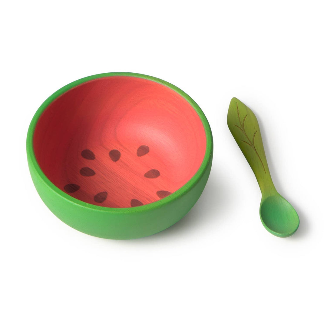 Wally the Watermelon Bowl &amp; Spoon Set
