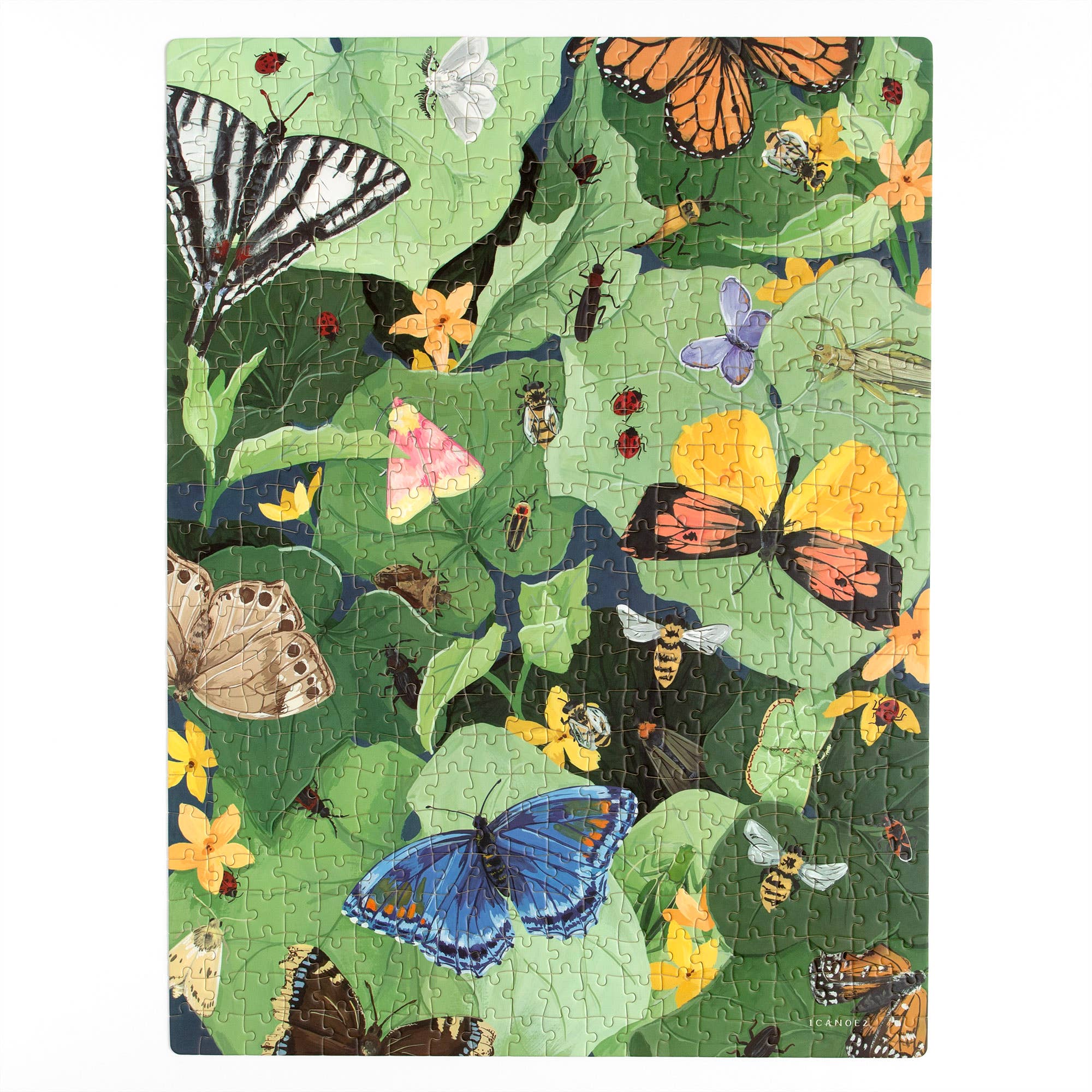 Usa Puzzle Springbok's 500 Piece Jigsaw Puzzle Butterfly Frenzy