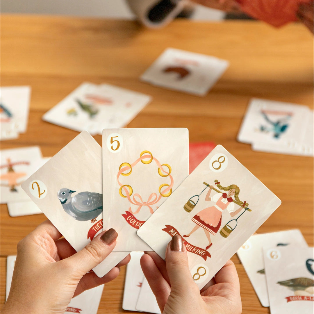 12 Days of Christmas Go Fish Card Game