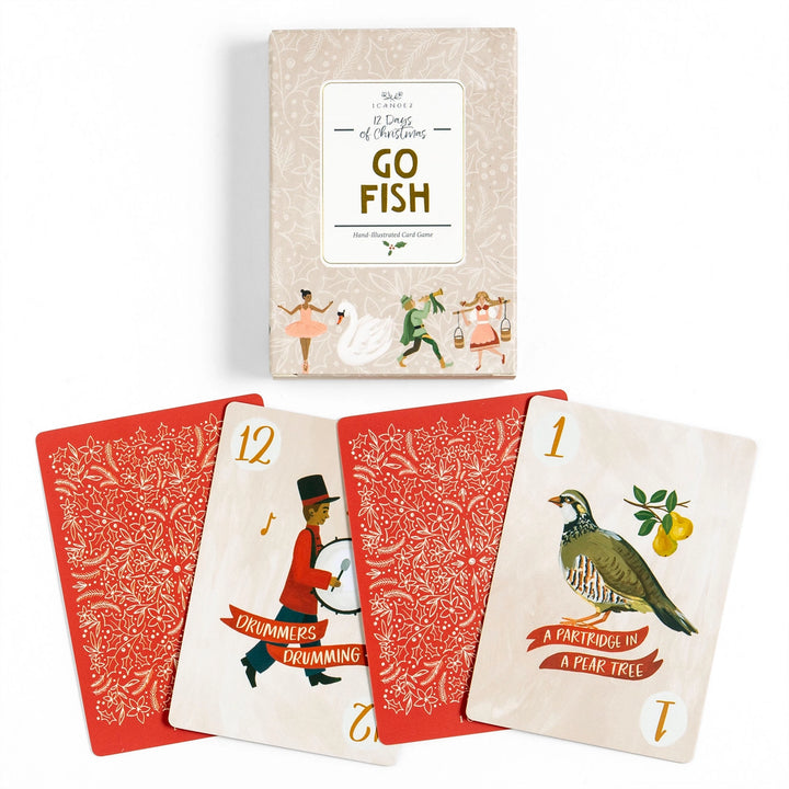 12 Days of Christmas Go Fish Card Game