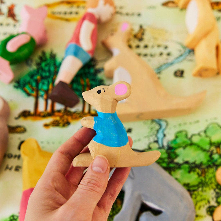 Roo Wooden Figure