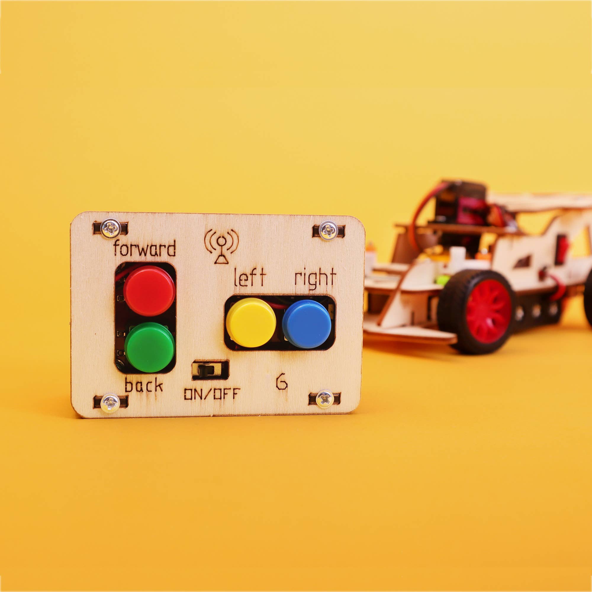 Steering Remote Controlled Car DIY Kit, STEM Toy