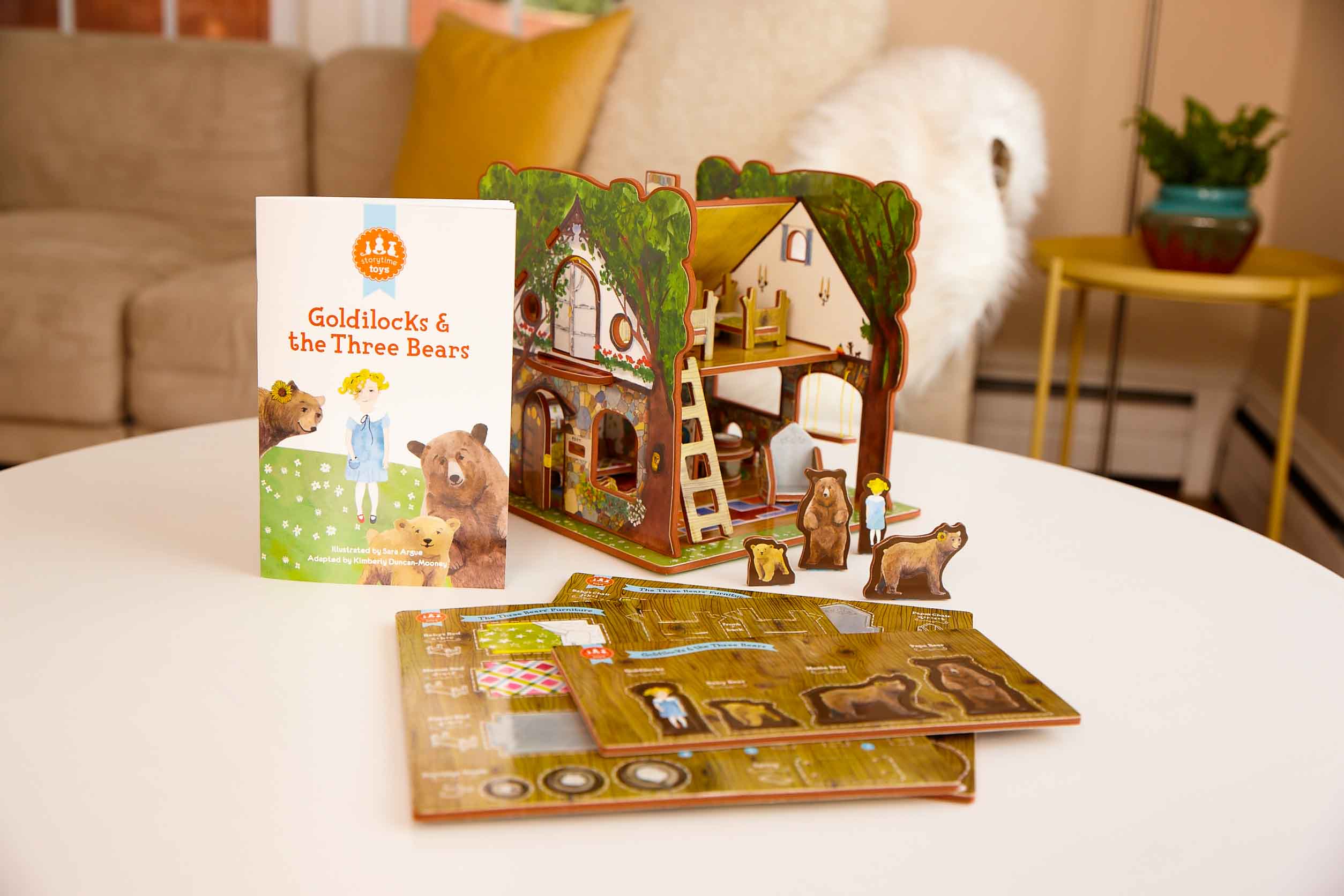 Goldilocks and the Three Bears Book and Play Set