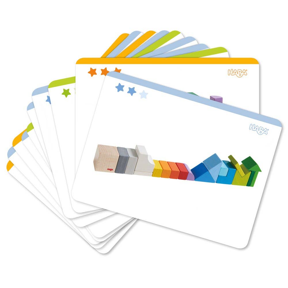 Chromatix 3D Wooden Blocks - Colorful STEM Creative Play Set