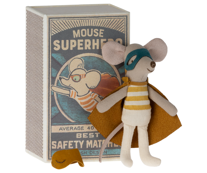 Maileg Super Hero Little Brother Mouse