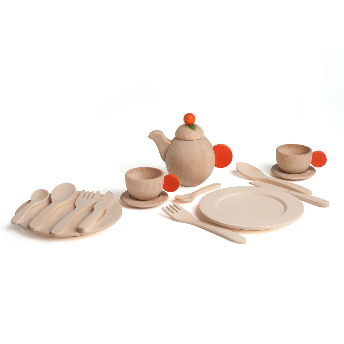 Crockery Set - Nature - Wooden Place Settings