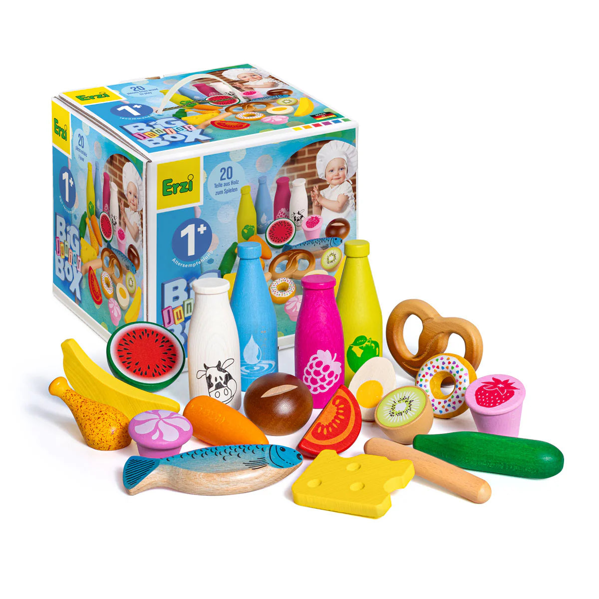 Erzi Big Box Junior Assortment - Wooden Food