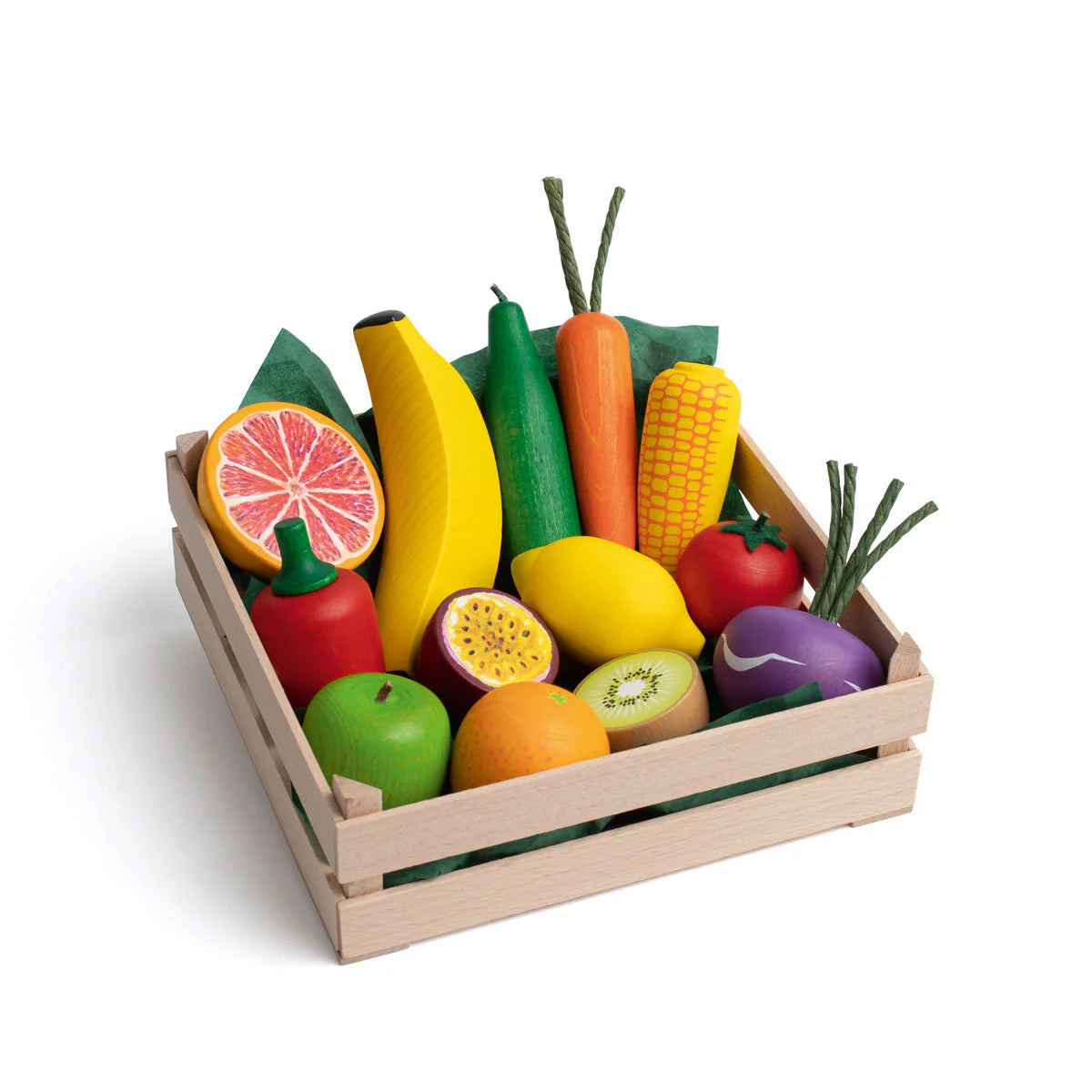 Wooden Fruit and Vegetables Crate
