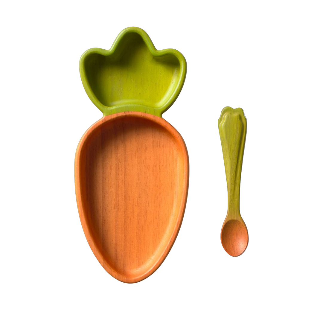 Cathy the Carrot Plate & Spoon Set
