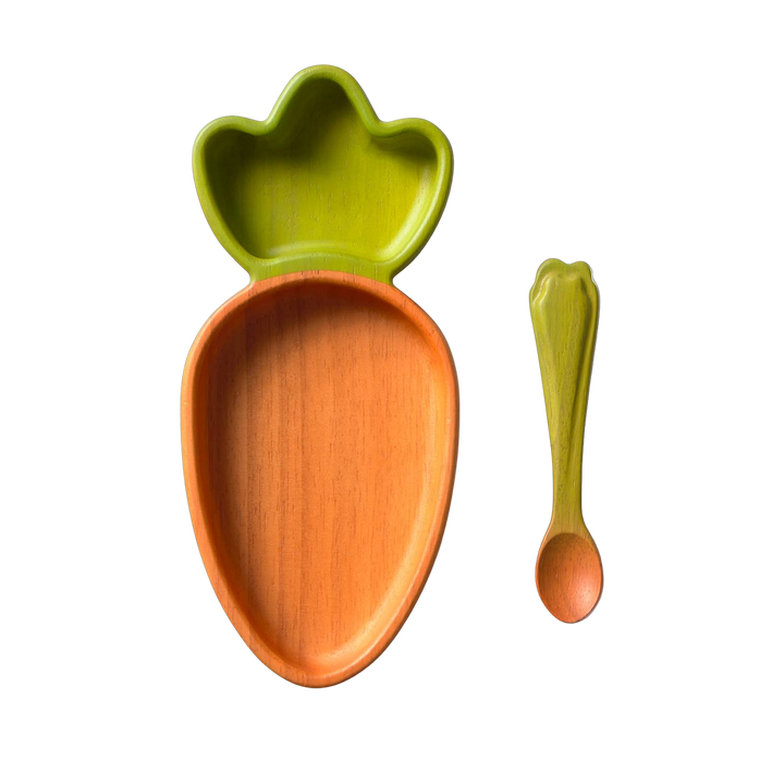 Cathy the Carrot Plate & Spoon Set