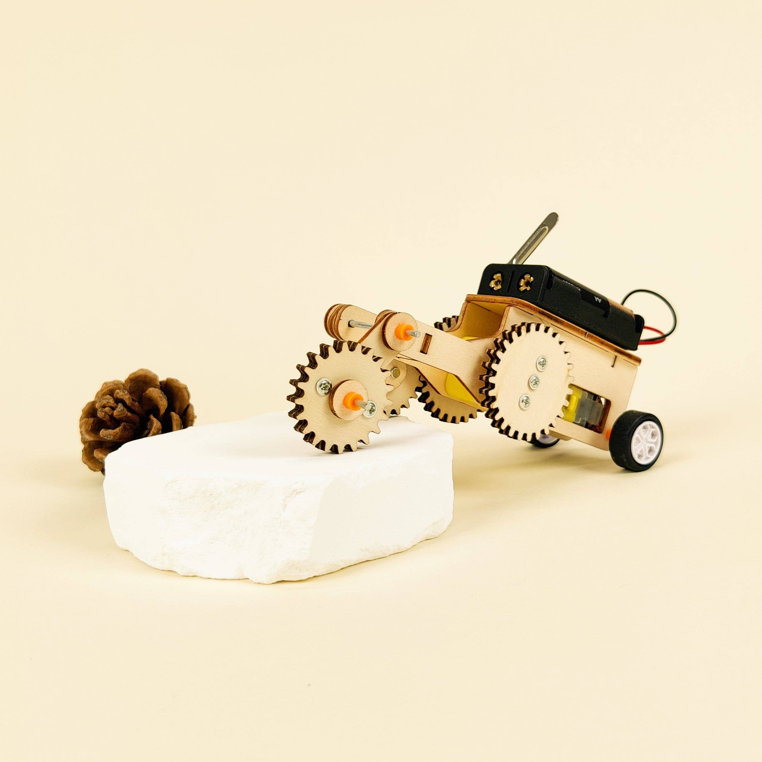 Gear Car DIY Kit, STEM Toy for Kids
