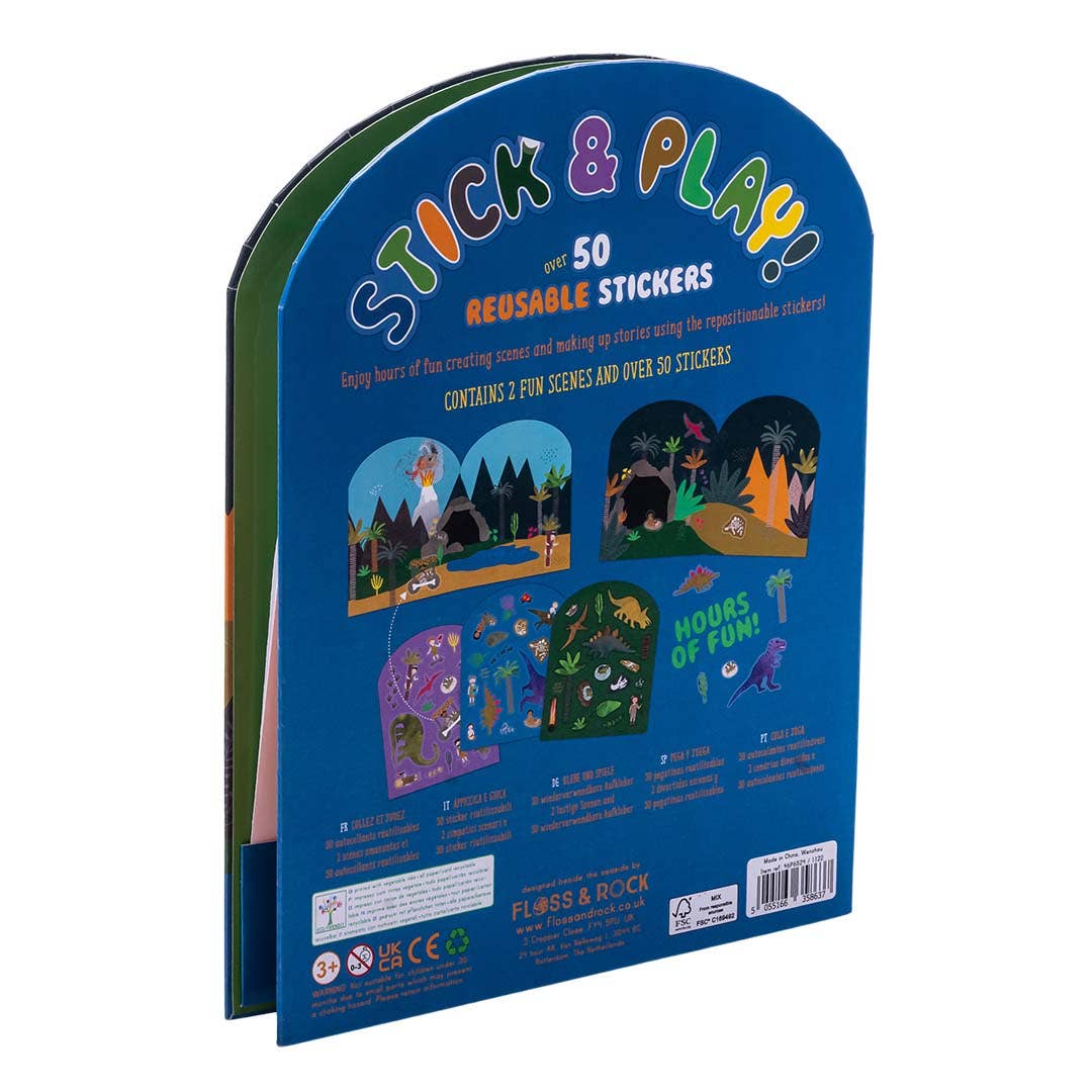 Dino Stick & Play Book