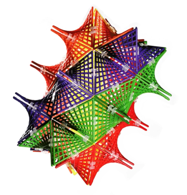 HyperTiles - Hyperbolic Construction Toy - STEM Educational