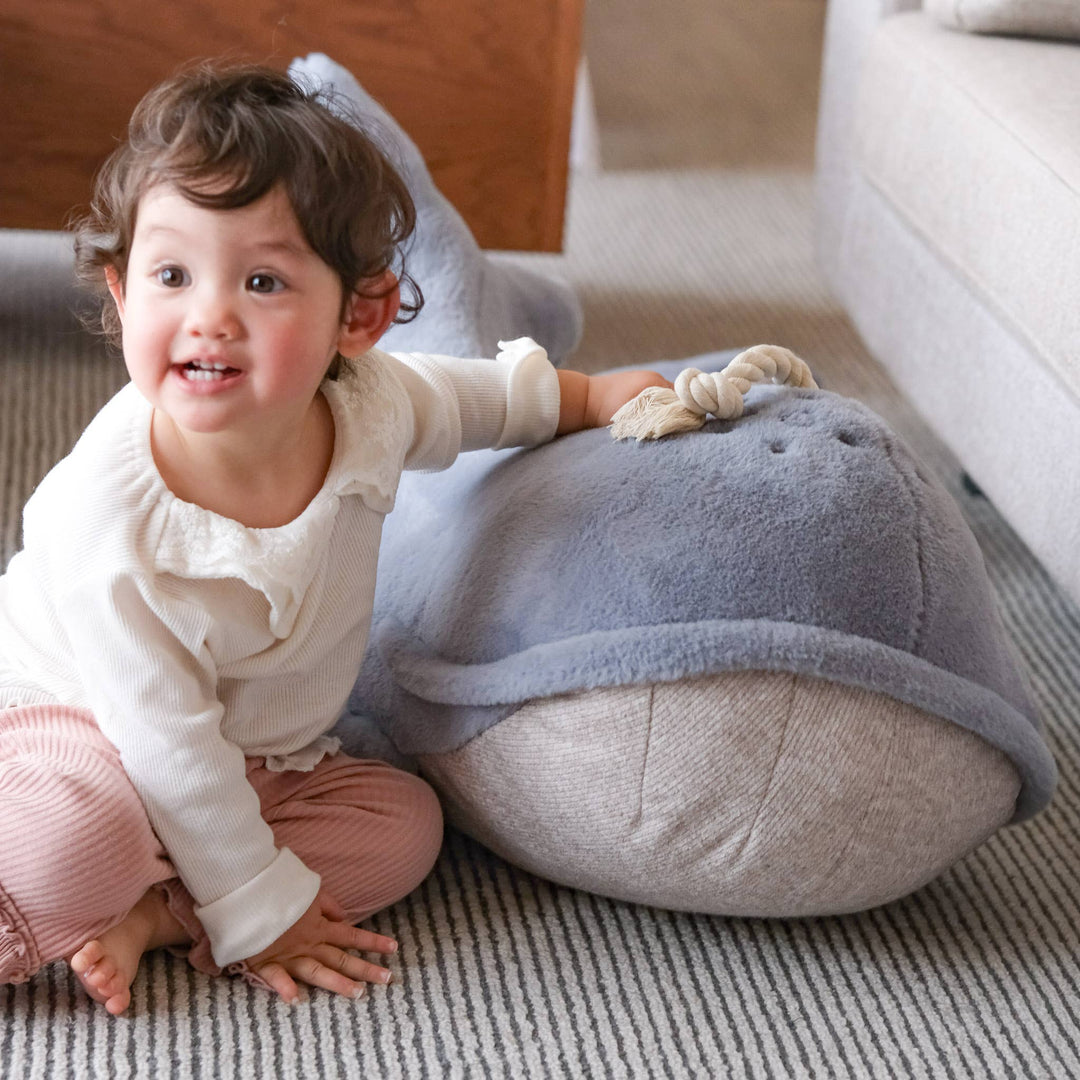 Whale Pouf (big!)