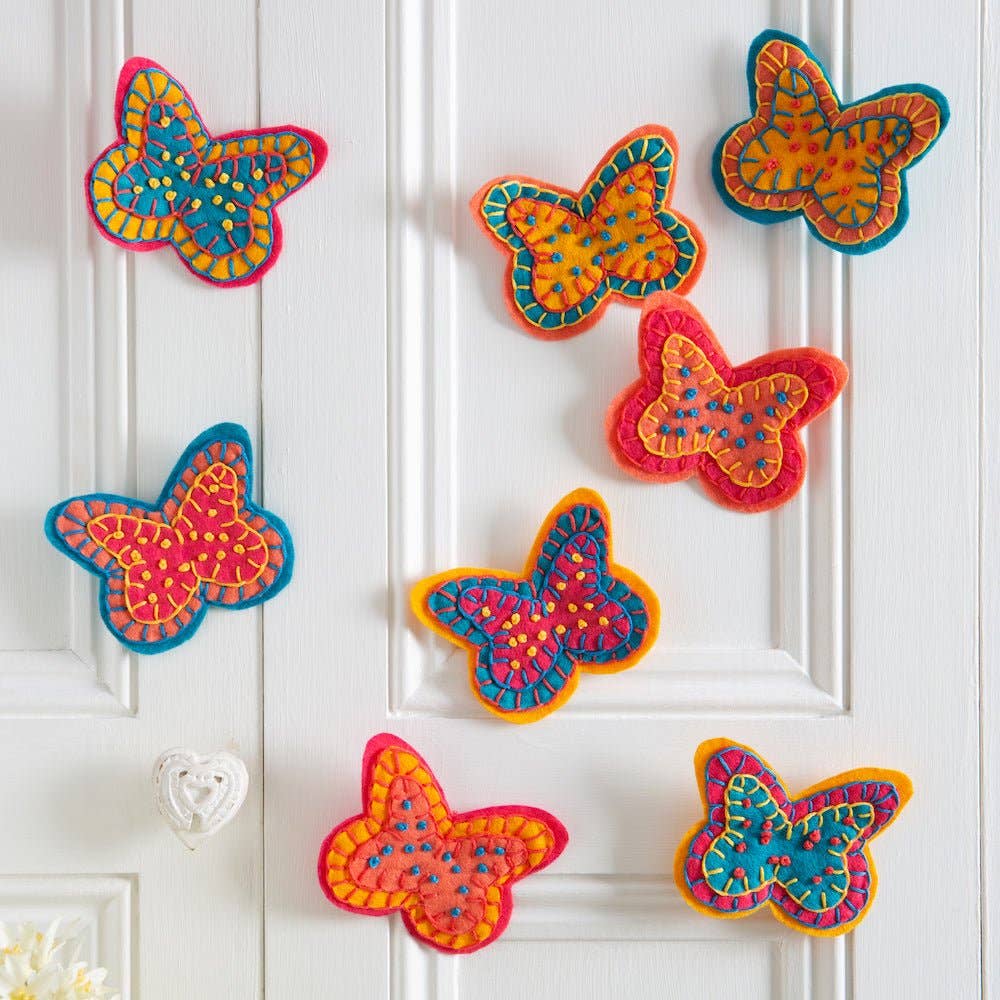 Garland Felt Craft Kit - 8 Butterflies